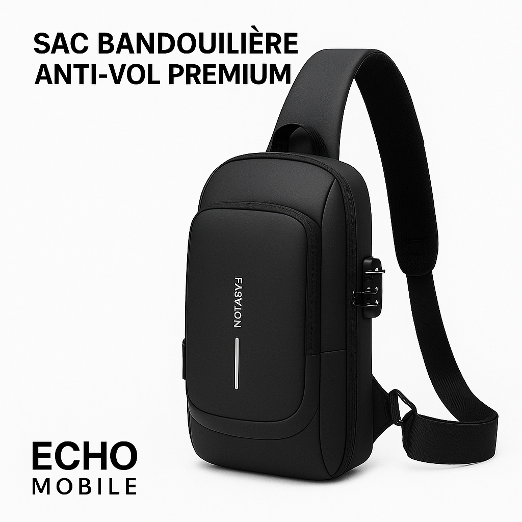 🛡️ Sac Bandoulière Anti-Vol – Gardez Tout, Perdez Rien.