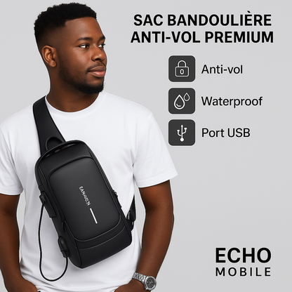 🛡️ Sac Bandoulière Anti-Vol – Gardez Tout, Perdez Rien.